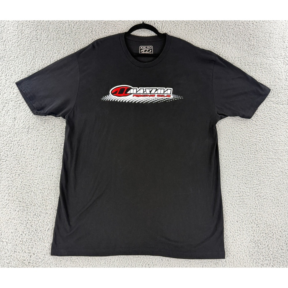 Maxima Racing Oils T Shirt Mens XXL Black USA Made Motocross Moto Racing Graphic